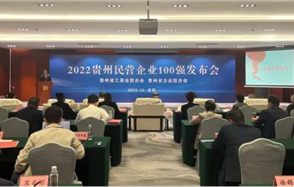喜讯，Dou体育app股份荣登2022贵州民营企业100强榜单！